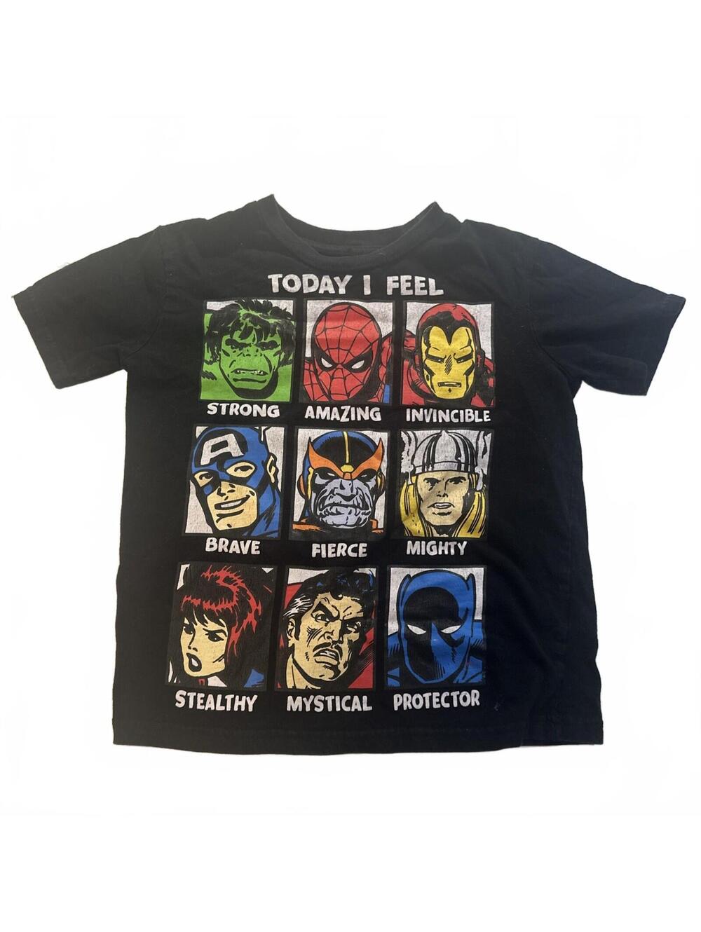 Marvel Avengers “Today I Feel” Children’s Sz 7/8 T-Shirt